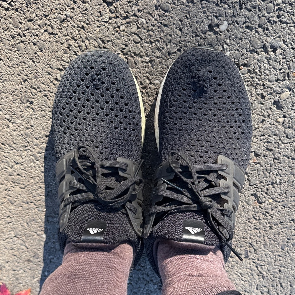 Adidas Black Knit ultraboost Running Shoes